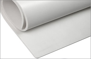 White FDA Compliant Silicone Rubber Sheet
