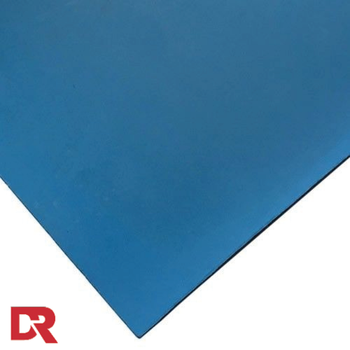 Blue FDA Compliant Rubber Sheet 1.5mm Thick 