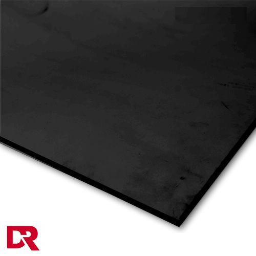 Natural rubber Specification BS1154 black 40 shore hardness, 6mm thick
